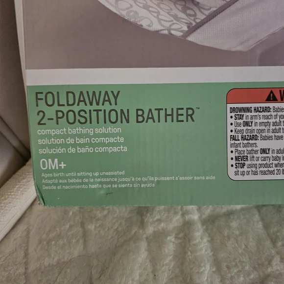 Foldaway 2-Position Bather - Gray - Picture 9 of 11